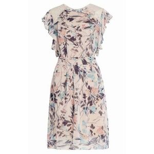 BCBGMAXAZRIA Shelia Flutter Sleeve Dress